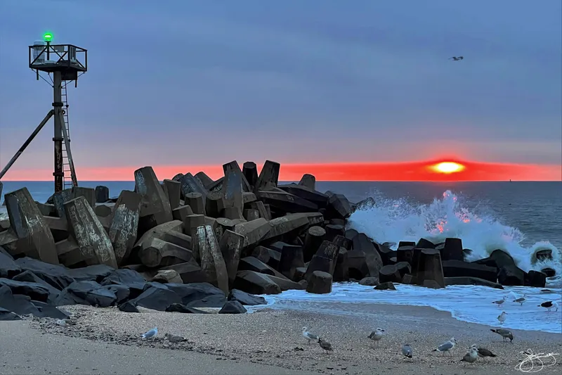 Sun Peeks Out For a Moment