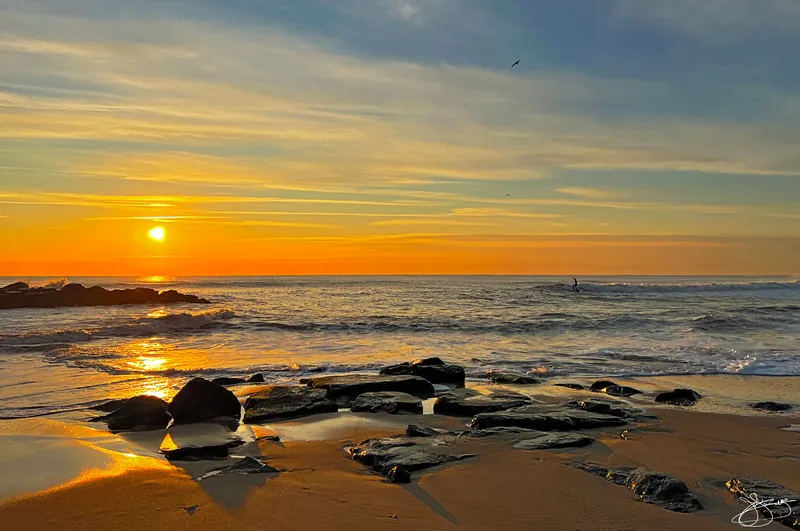 Peaceful Sunrise on the Beach