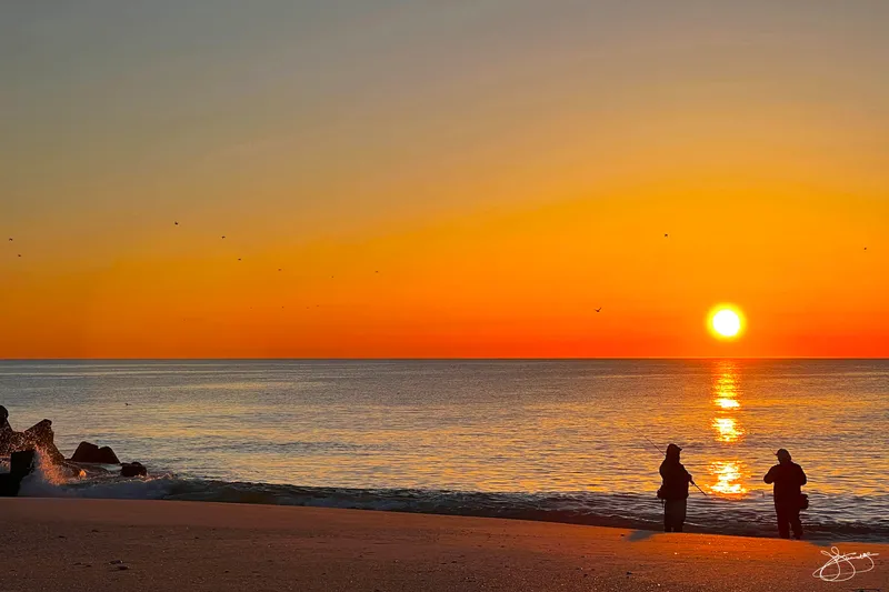 Fisherman at Sunrise