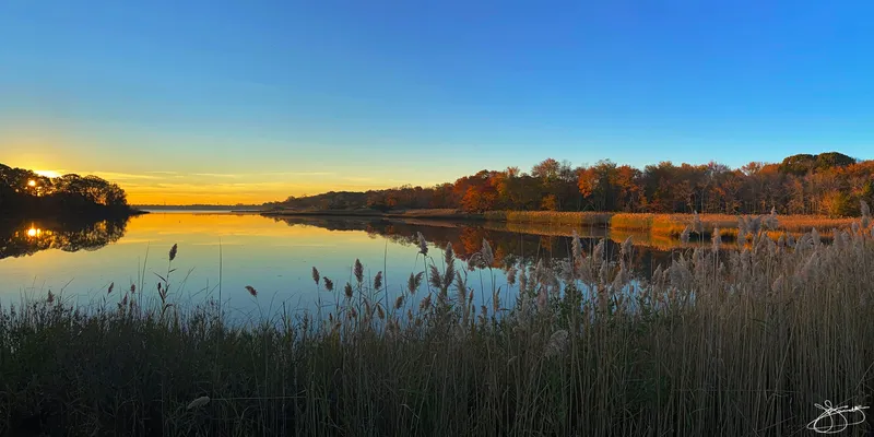 Fall Sunrise on a Still Shark River