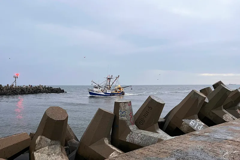 Fishing Boat Coming Home