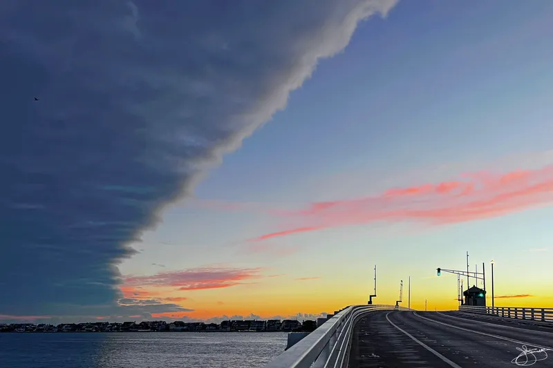 Mantoloking Bridge Storm Front