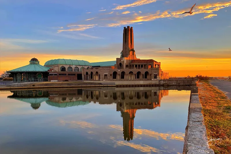 The Asbury Park Historic Steam Plant at Sunrise